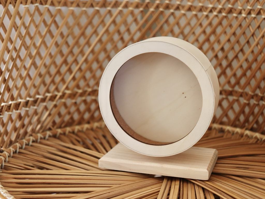 Wooden Hamster Exercise Wheel