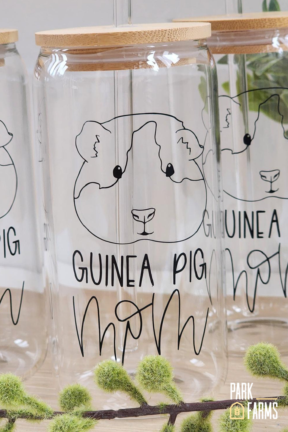 Load image into Gallery viewer, Glass Mug - Guinea Pig mom  - 16oz
